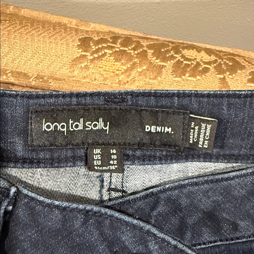 Long Tall Sally Dark Indigo Skinny Jeans - Picture 2 of 3